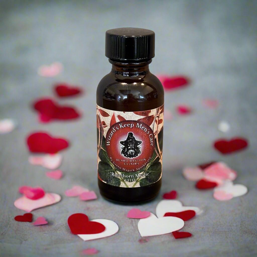 🌹 Rosethorn Mystic | Beard Bastion Elixir — Wizard’s Keep Men’s Care by Green Magick Apothecary