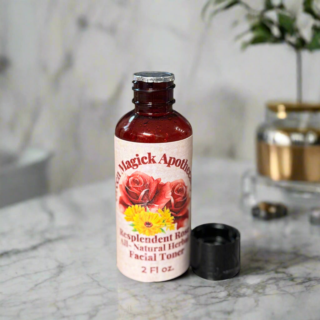 🌹 Resplendent Rose Herbal Facial Toner (2 oz) | Green Magick Skin Care by Green Magick Apothecary