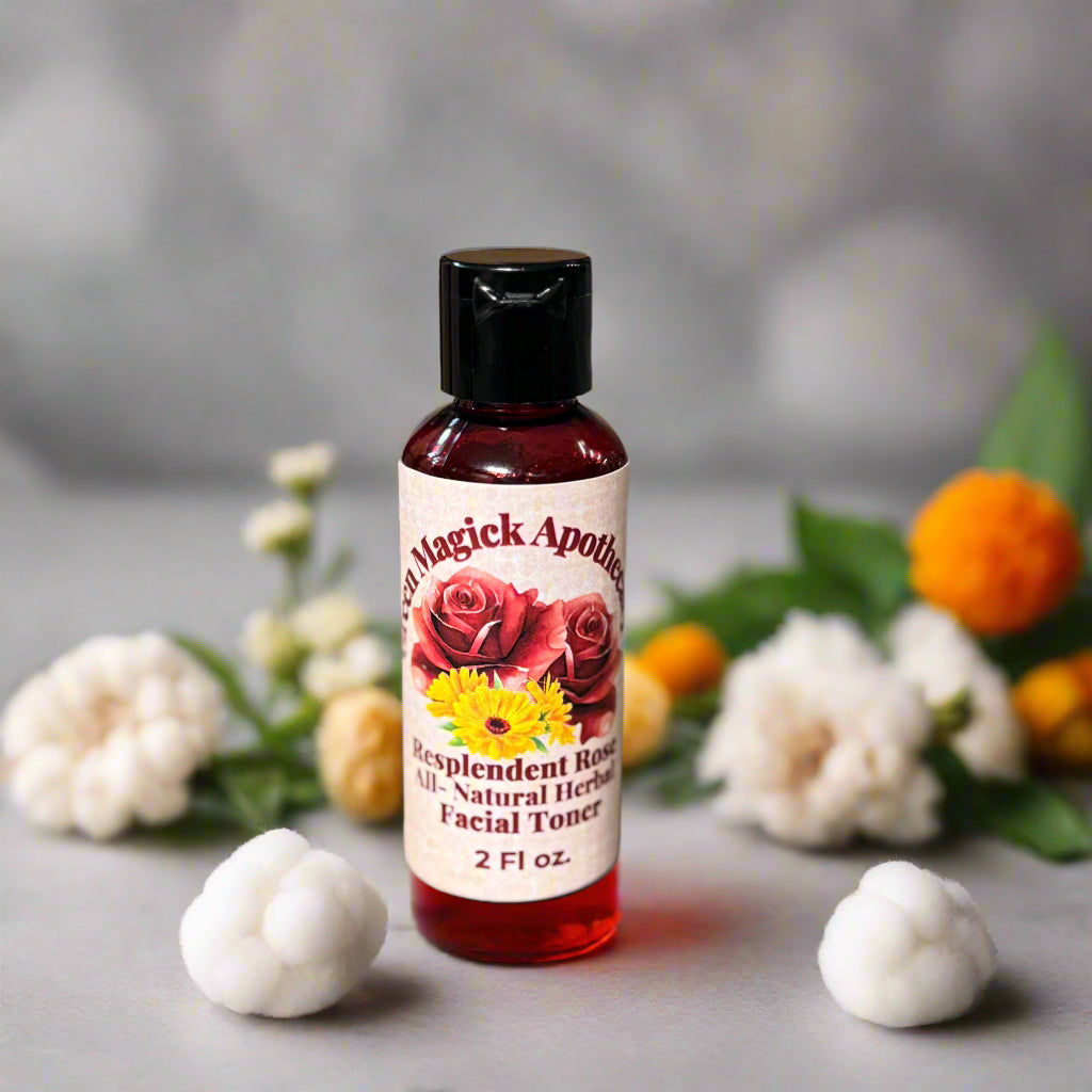 🌹 Resplendent Rose Herbal Facial Toner (2 oz) | Green Magick Skin Care by Green Magick Apothecary