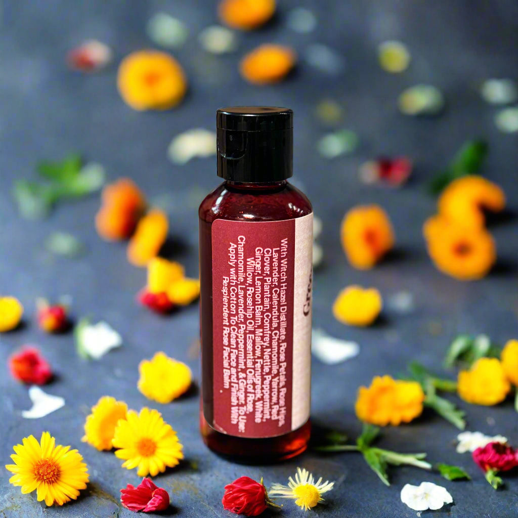 🌹 Resplendent Rose Herbal Facial Toner (2 oz) | Green Magick Skin Care by Green Magick Apothecary