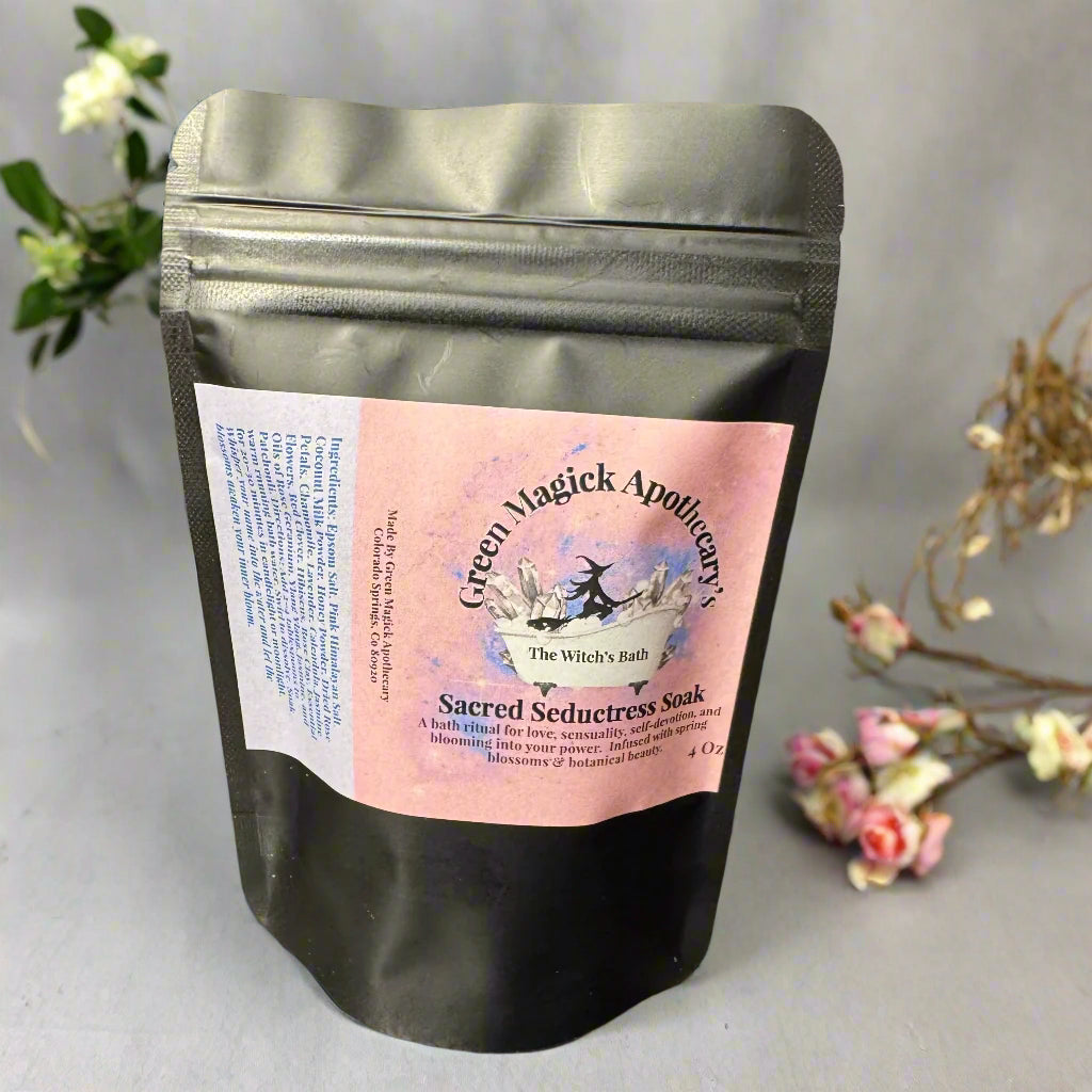 🌹 Sacred Seductress Soak (4 oz) | The Witch’s Bath by Green Magick Apothecary