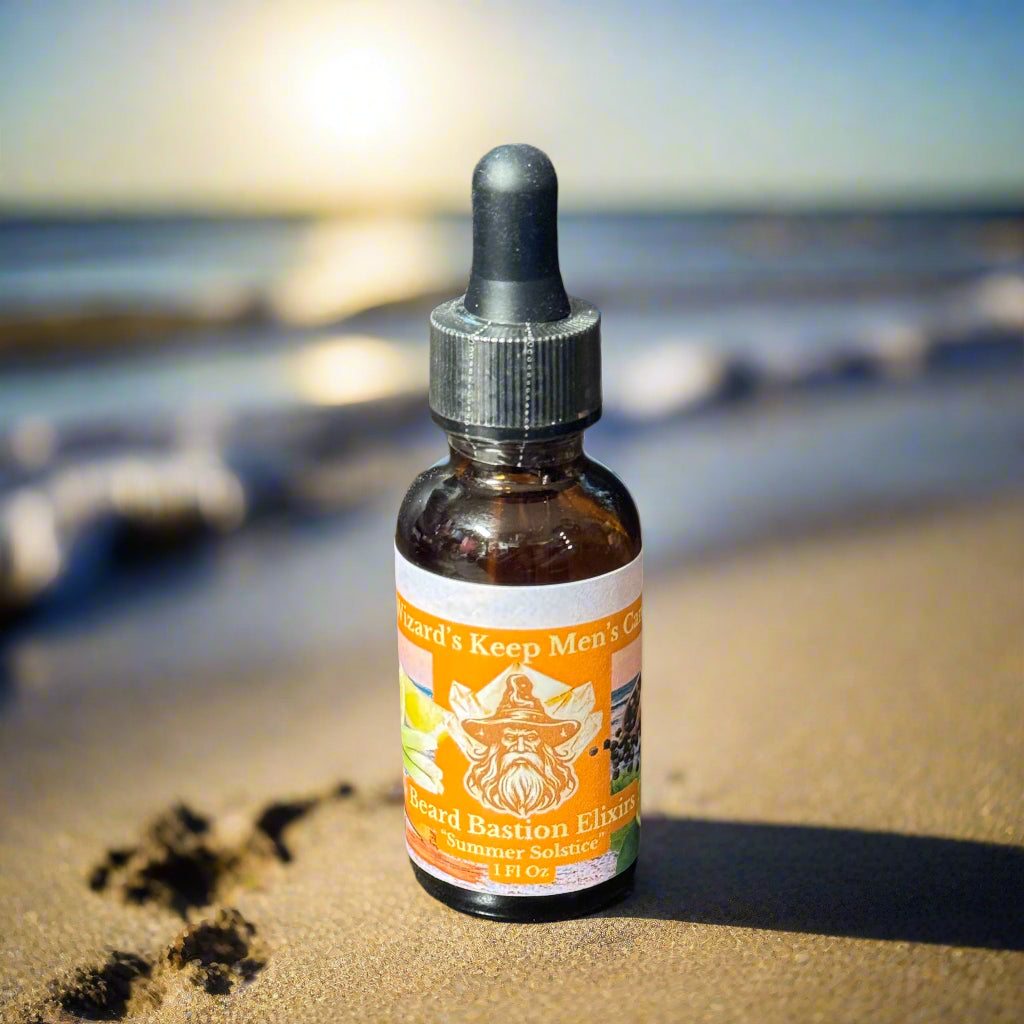 🌞 Summer Solstice | Beard Bastion Elixir — Wizard’s Keep Men’s Care by Green Magick Apothecary