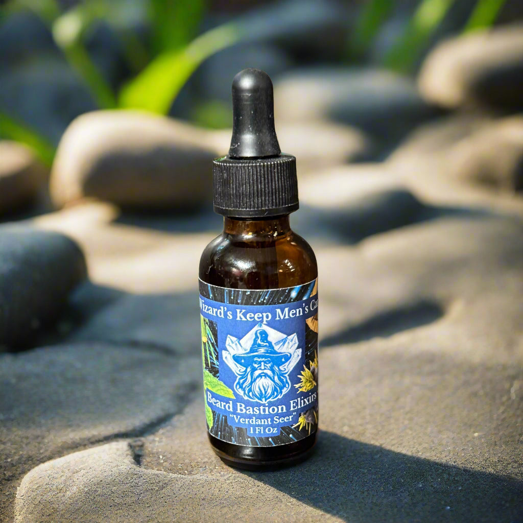 🌿 Verdant Seer | Beard Bastion Elixir — Wizard’s Keep Men’s Care by Green Magick Apothecary