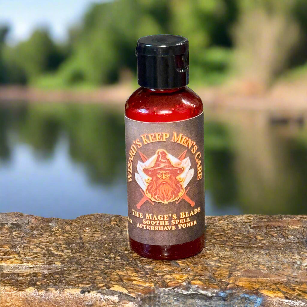 💧 Soothe Spell Aftershave Toner | The Mage’s Blade — Wizard’s Keep Men’s Care by Green Magick Apothecary | 2 OZ