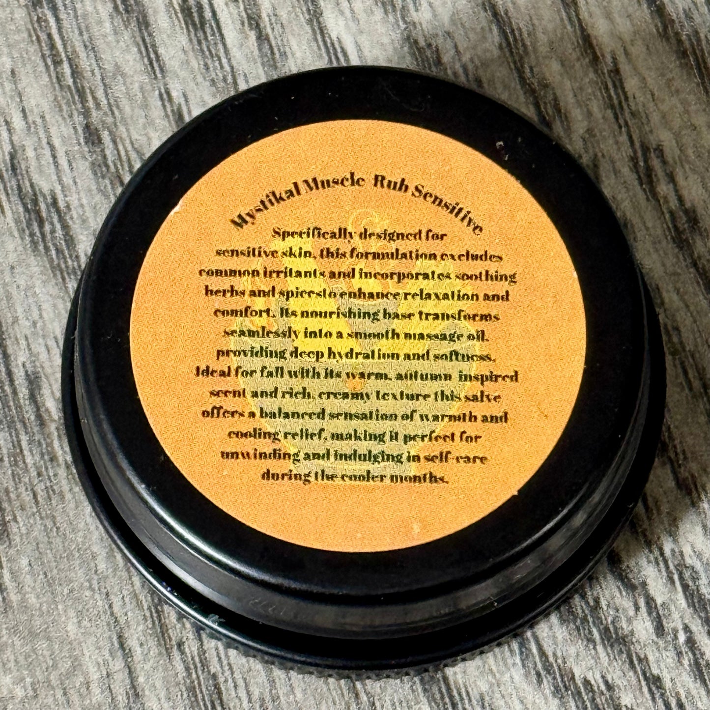Mystikal Muscle Rub Sensitive Skin (0.5 oz Trial Size) | Green Magick Balms by Green Magick Apothecary