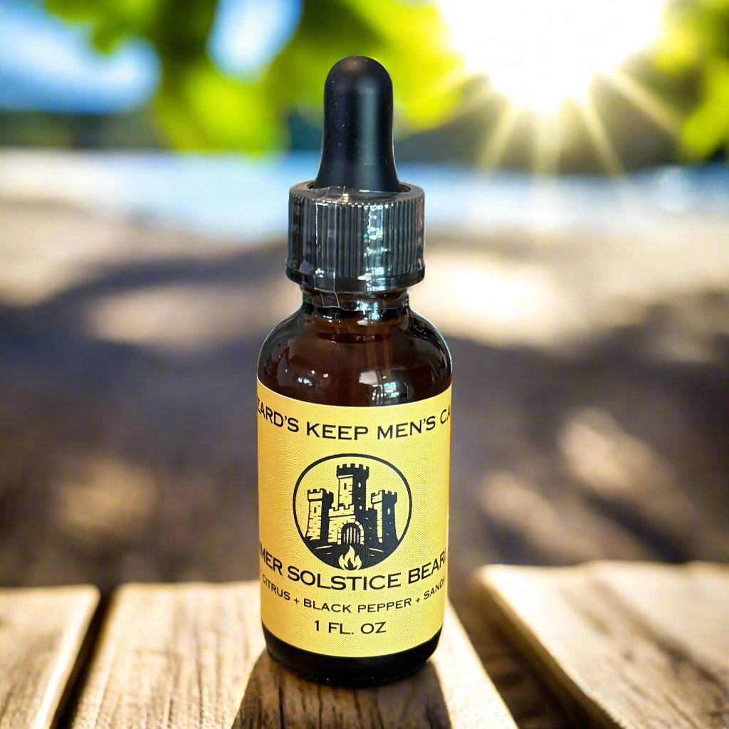 🌞 Summer Solstice | Beard Bastion Elixir — Wizard’s Keep Men’s Care by Green Magick Apothecary