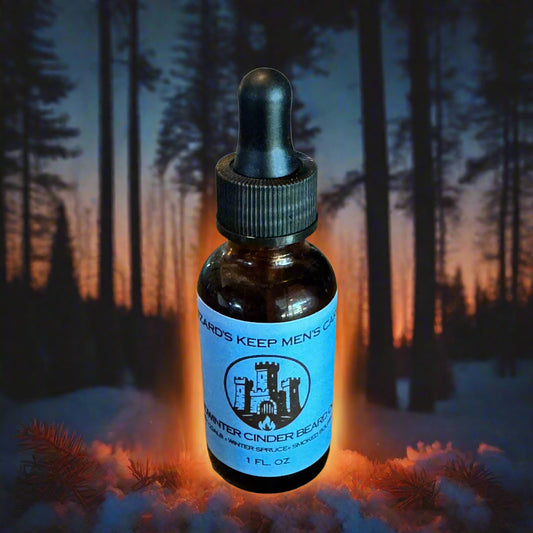 ❄️🪵 Midwinter Cinder | Beard Bastion Elixir — Wizard’s Keep Men’s Care by Green Magick Apothecary