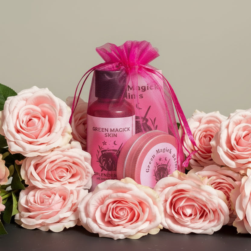 🌹 Resplendent Rose Ritual Duo | Green Magick Skin – Green Magick