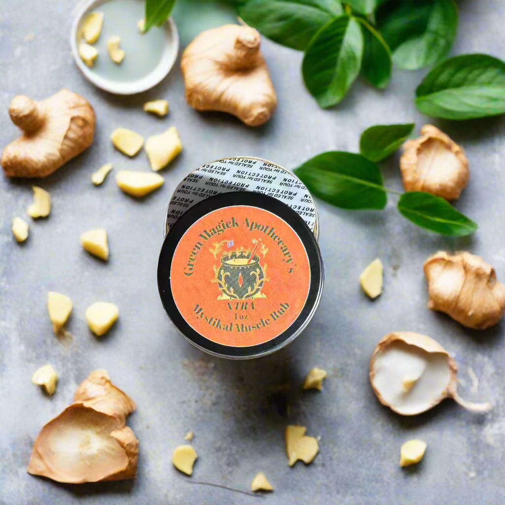 🔥 Mystikal Muscle Rub XTRA (1 oz) | Green Magick Balms by Green Magick Apothecary