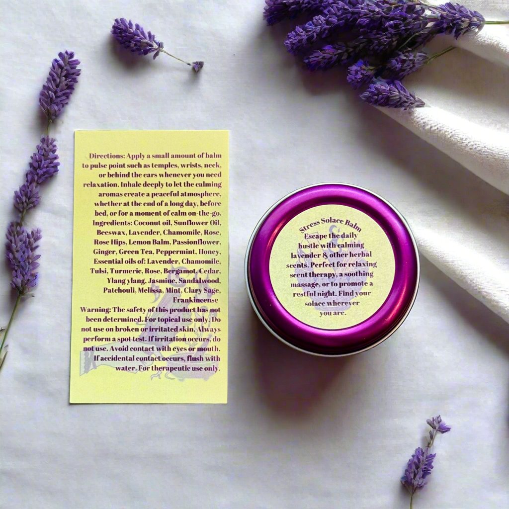 Green Magick Apothecary's Stress Solace Balm
