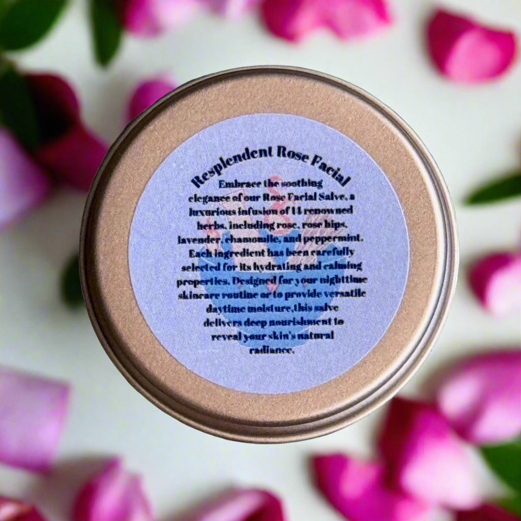 Resplendent Rose Facial Balm (0.5 oz Trial Size) | Green Magick Balms by Green Magick Apothecary