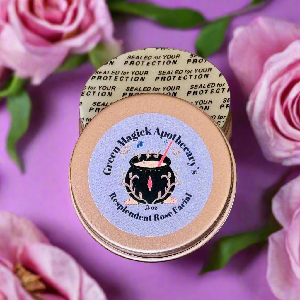 Resplendent Rose Facial Balm (0.5 oz Trial Size) | Green Magick Balms by Green Magick Apothecary