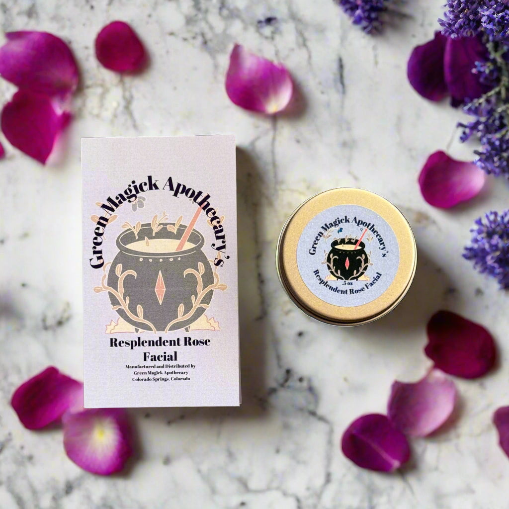 Resplendent Rose Facial Balm (0.5 oz Trial Size) | Green Magick Balms by Green Magick Apothecary