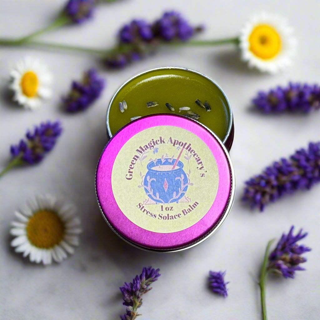 Green Magick Apothecary's Stress Solace Balm