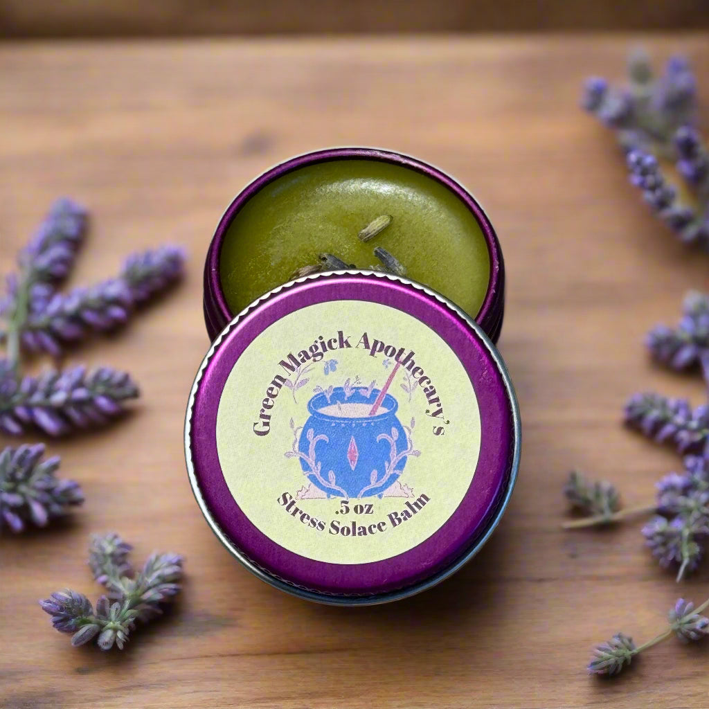 Stress Solace Balm (0.5 oz Trial Size) | Green Magick Balms by Green Magick Apothecary
