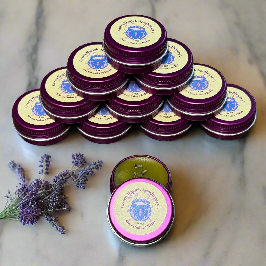 Stress Solace Balm (0.5 oz Trial Size) | Green Magick Balms by Green Magick Apothecary