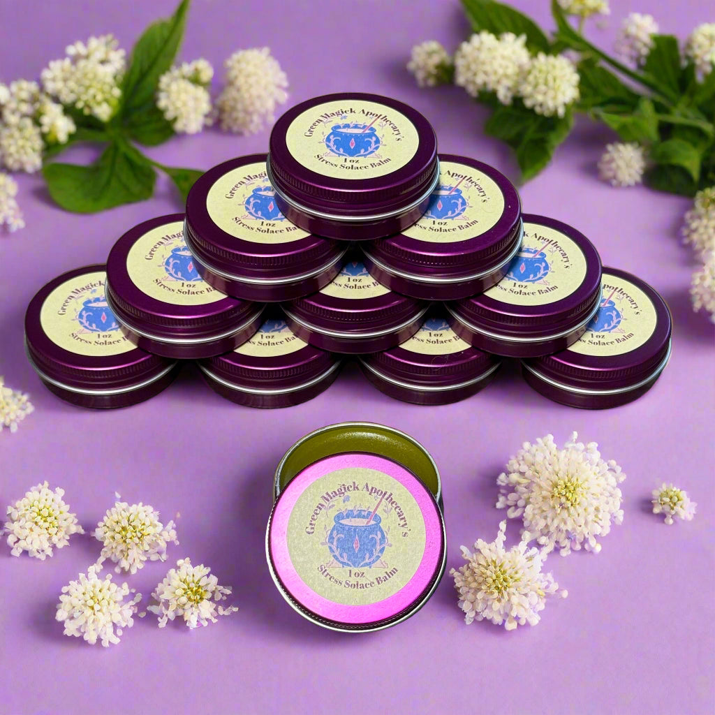 Green Magick Apothecary's Stress Solace Balm