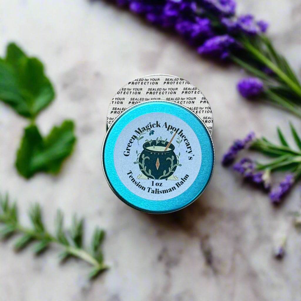 Green Magick Apothecary's Tension Talisman Tension Balm