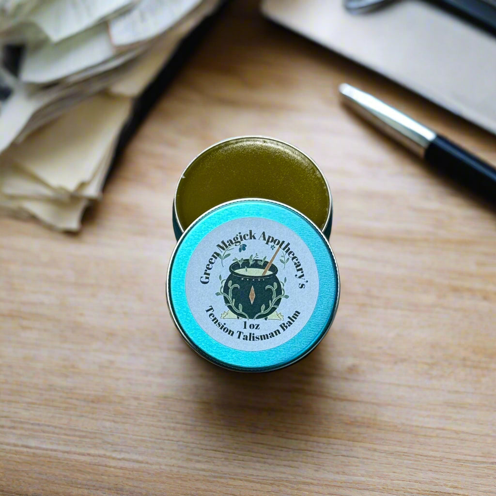 Green Magick Apothecary's Tension Talisman Tension Balm