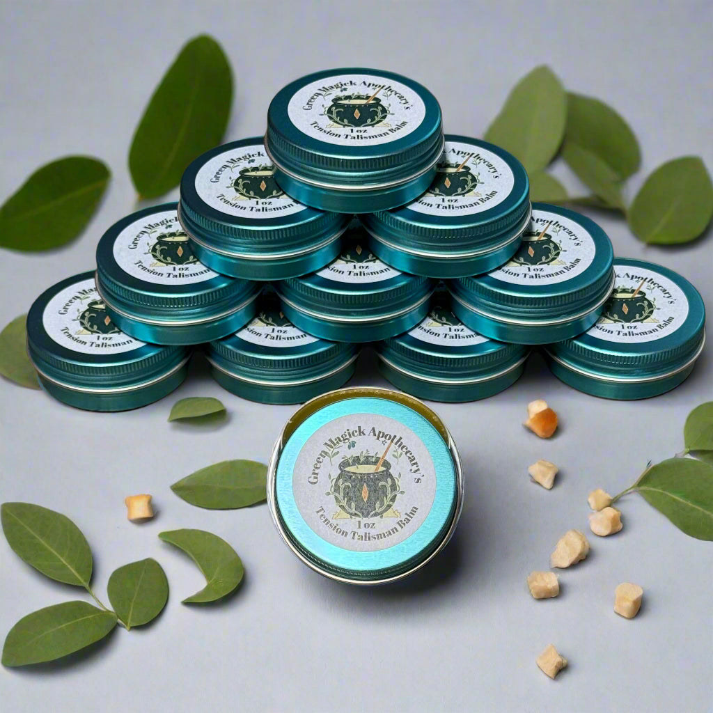 Green Magick Apothecary's Tension Talisman Tension Balm