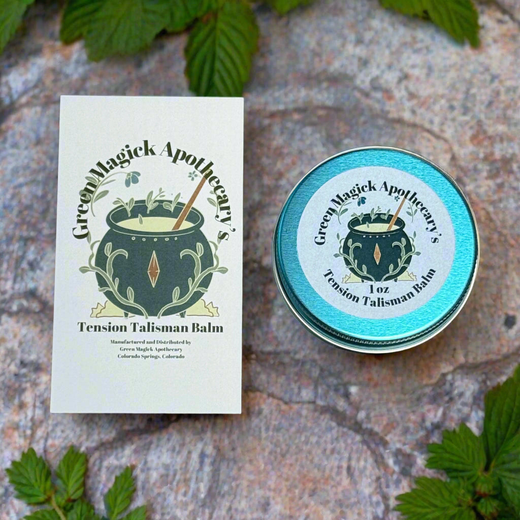 Green Magick Apothecary's Tension Talisman Tension Balm