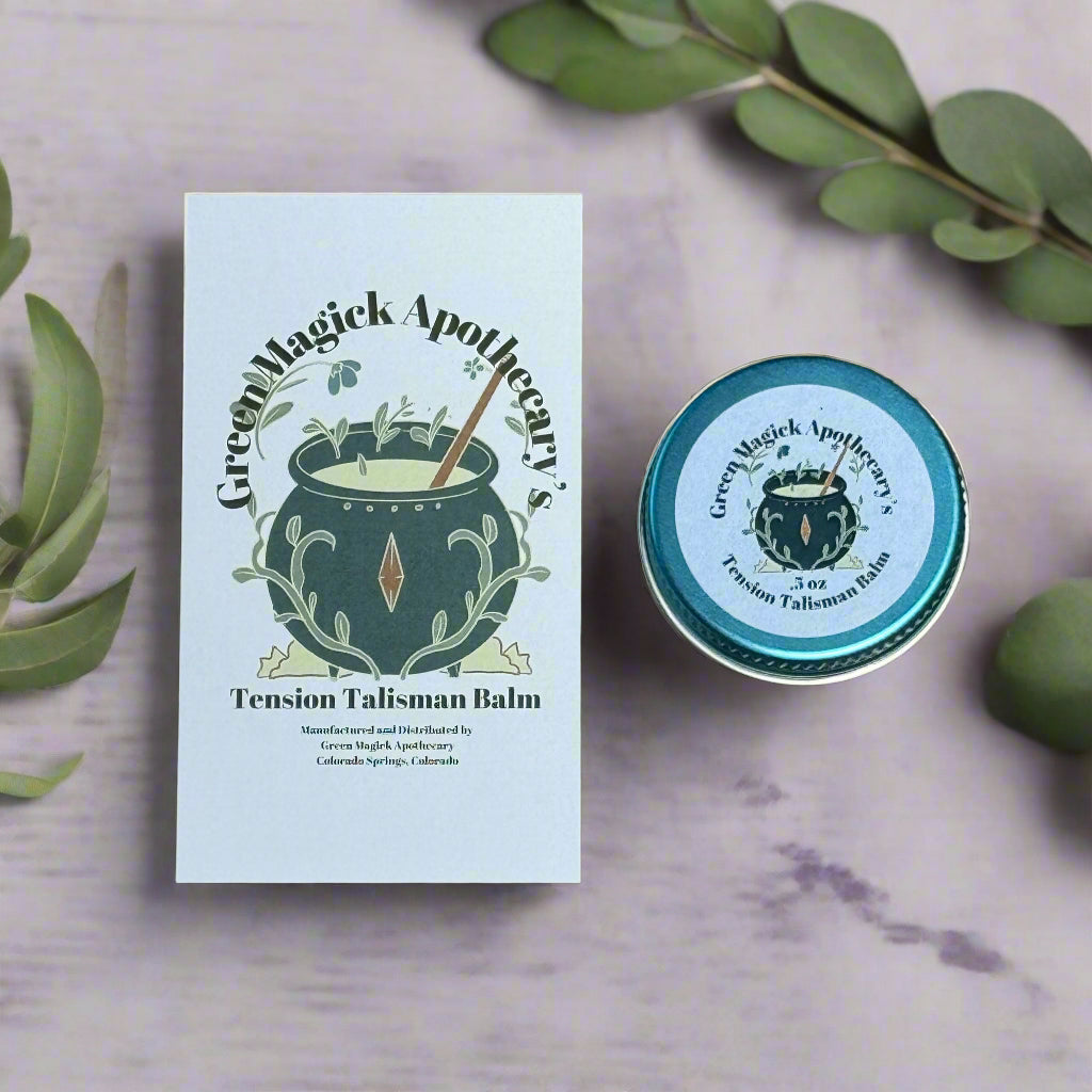 Tension Talisman Balm (0.5 oz Trial Size) | Green Magick Balms by Green Magick Apothecary