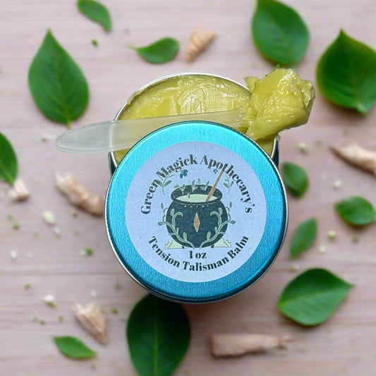 Tension Talisman Balm (1 oz) | Green Magick Balms by Green Magick Apothecary