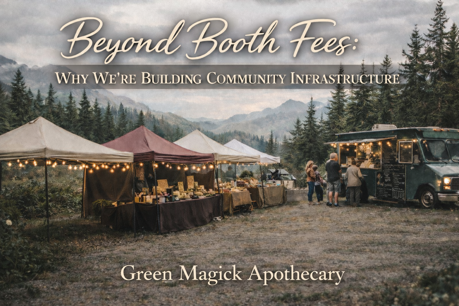 Beyond Booth Fees: Why We’re Building Community Infrastructure
