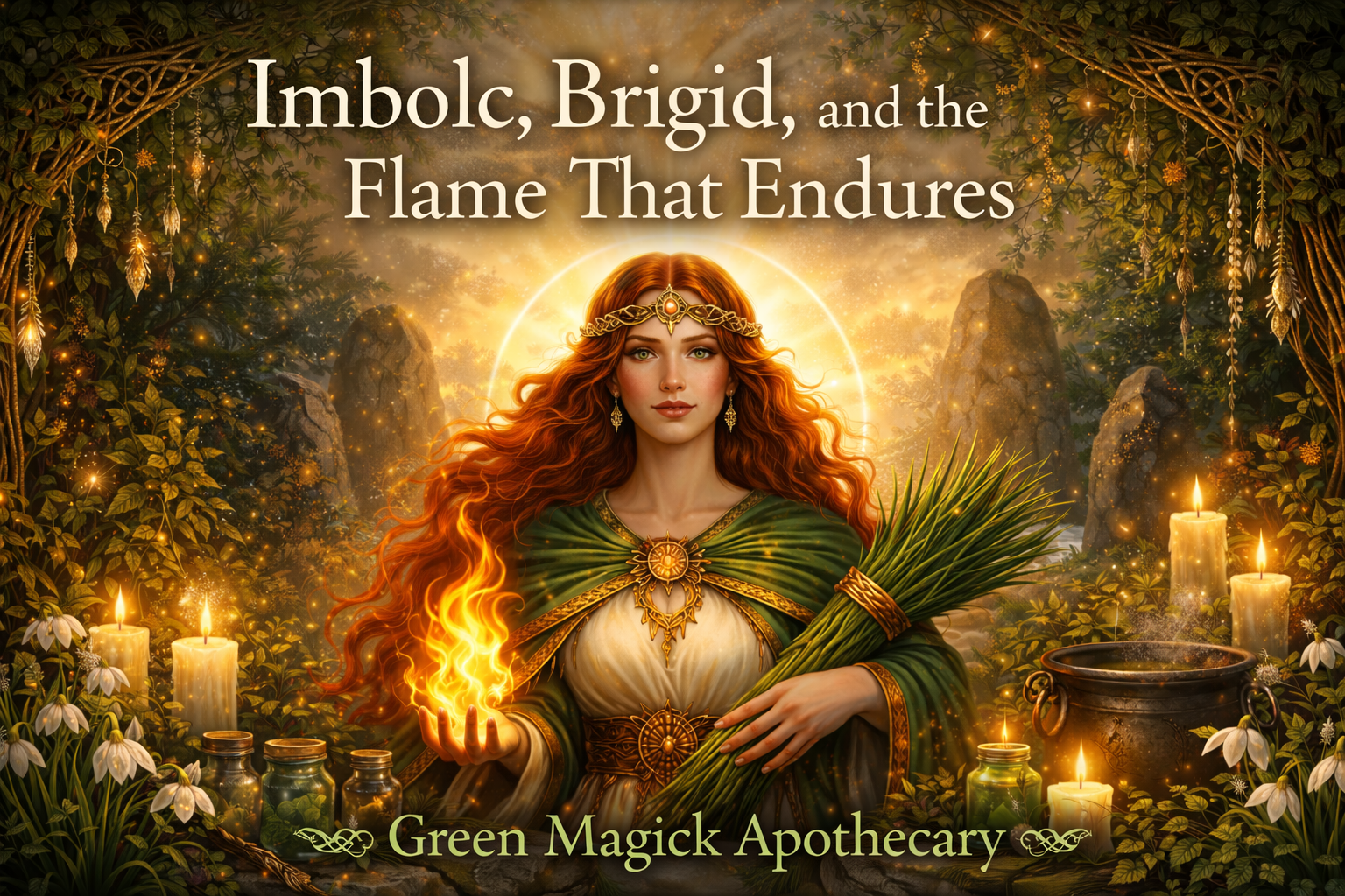 🔥 Imbolc, Brigid, and the Flame That Endures