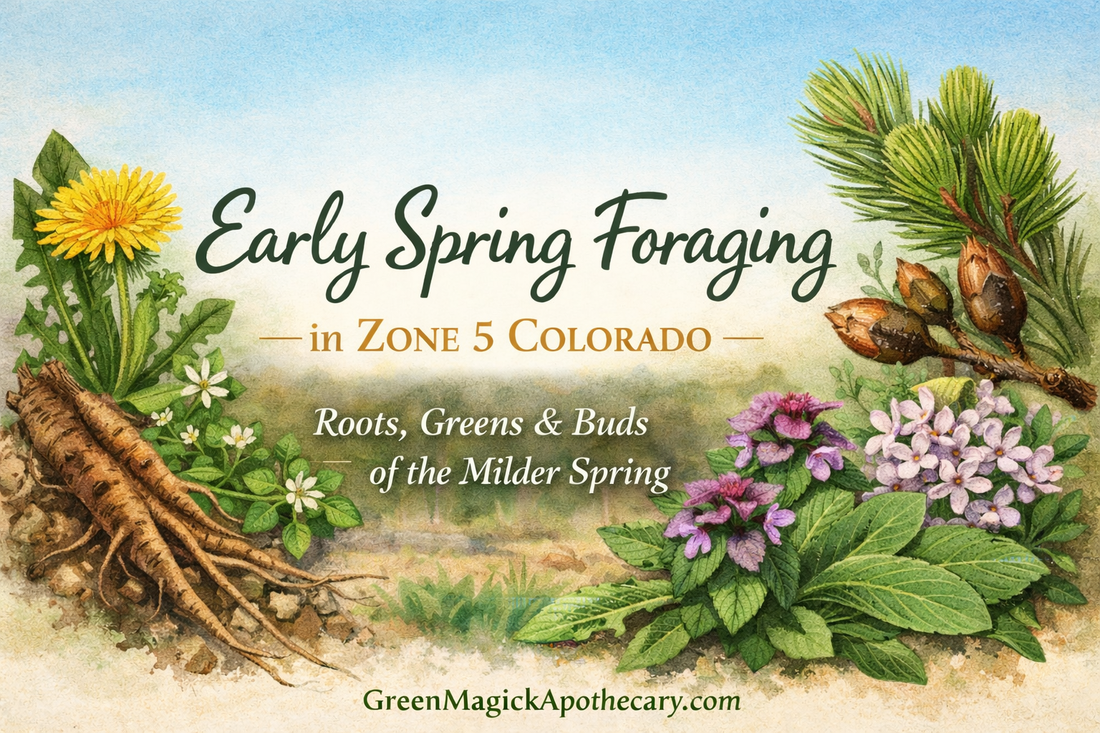 Early Spring Foraging in Zone 5 Colorado