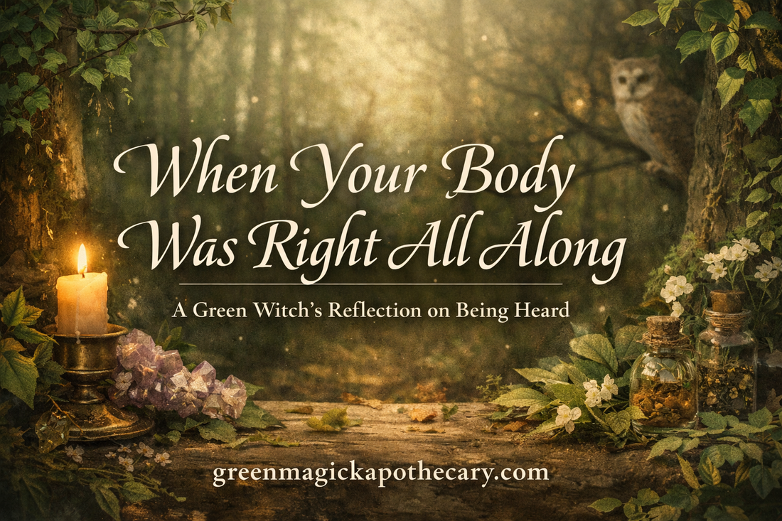 🌿 When Your Body Was Right All Along