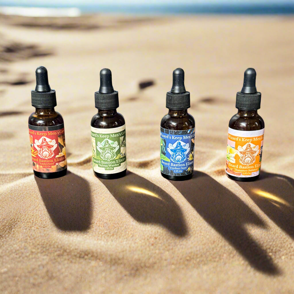 🧙‍♂️ Beard Bastion Elixirs | Wizard’s Keep Men’s Care by Green Magick Apothecary