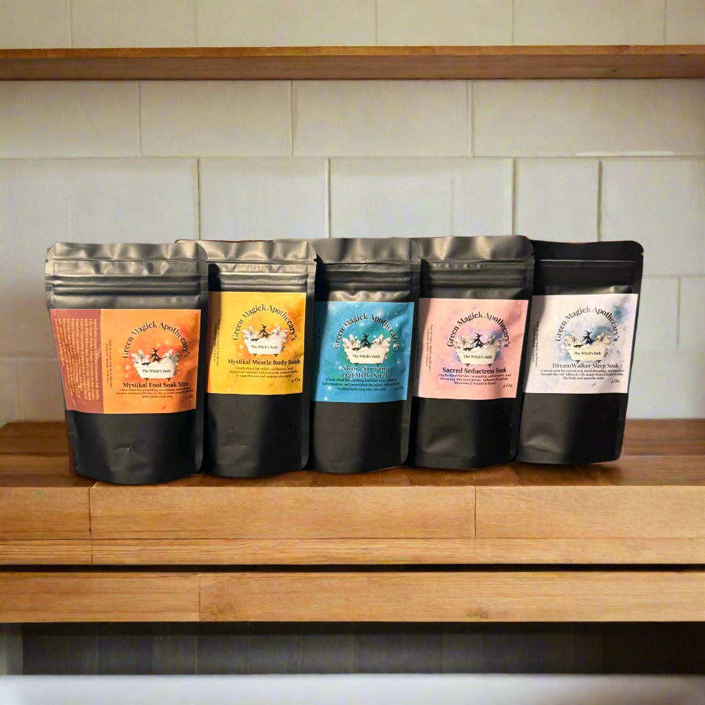 🫖 Enchanted Brew Bath Teas | The Witch’s Bath by Green Magick Apothecary