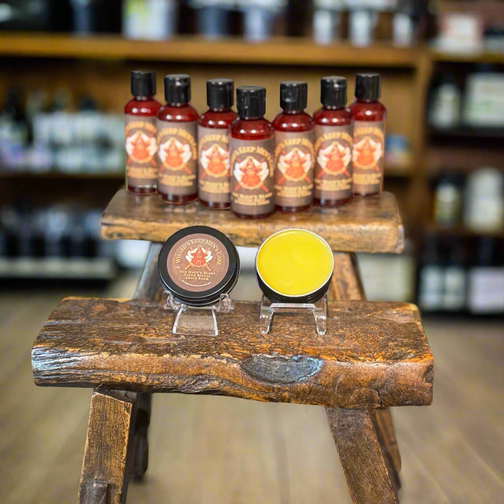 🗡️ The Mage’s Blade | Ritual Shave Collection — Wizard’s Keep Men’s Care by Green Magick Apothecary