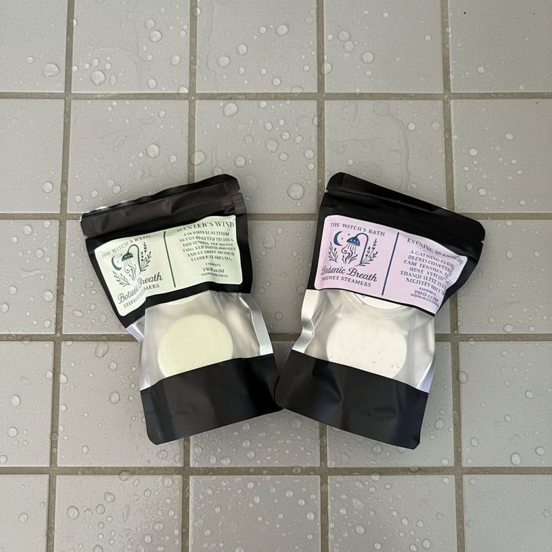 🌬️ Botanic Breath Shower Steamers | The Witch’s Bath by Green Magick Apothecary