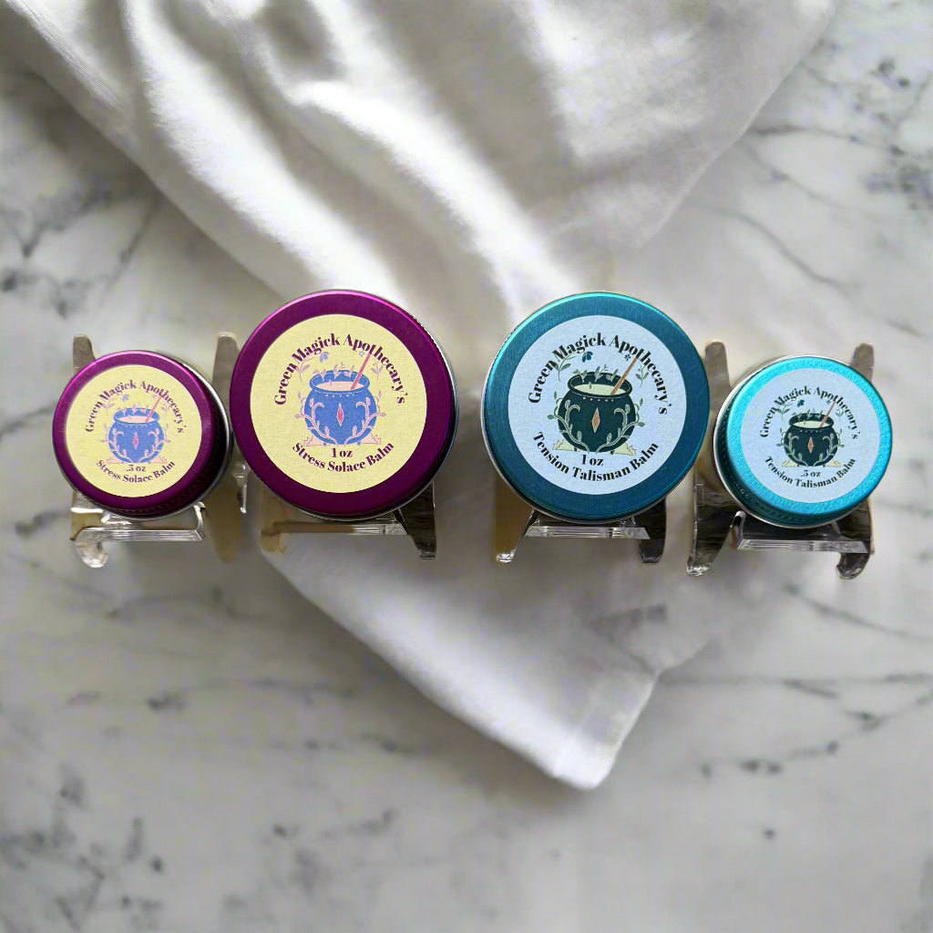 🌿 Aromatherapy Massage Balms | Green Magick Balms by Green Magick Apothecary