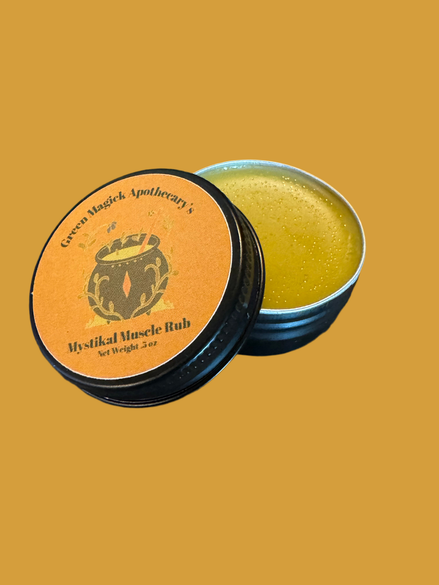 Green Magick Apothecary’s Mystikal Muscle Rub- Body Balm (Trial Size)