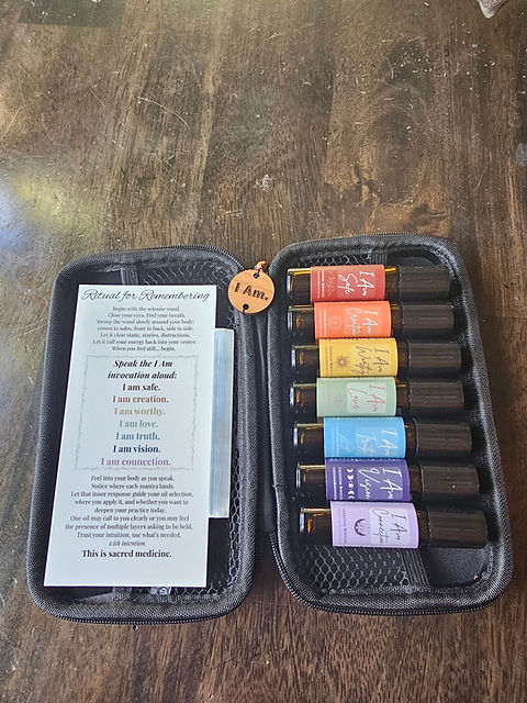 I Am Chakra Support Rollers & Kit | Celestial Roots Co.
