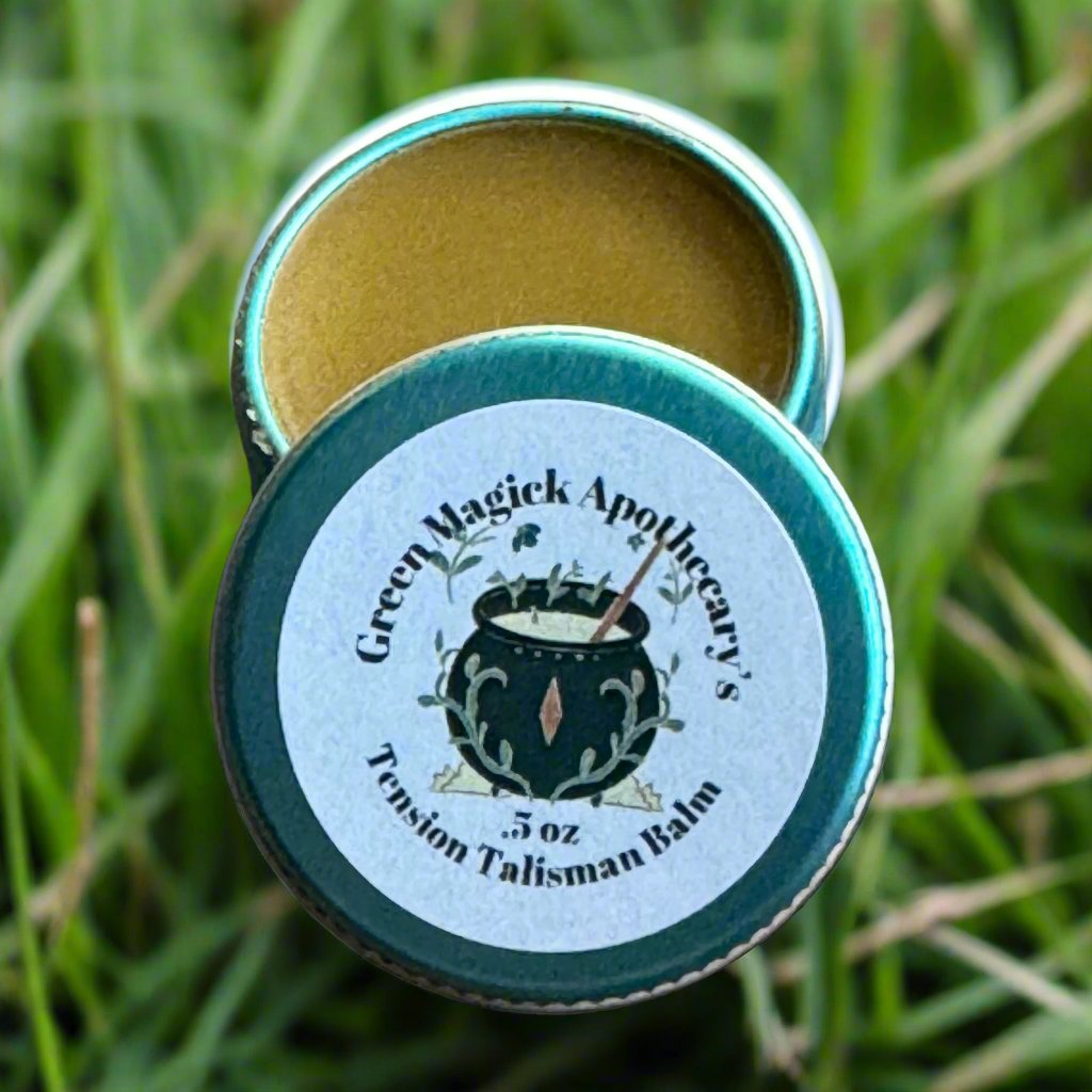 Green Magick Apothecary's Tension Talisman Tension Balm (Trial Size)