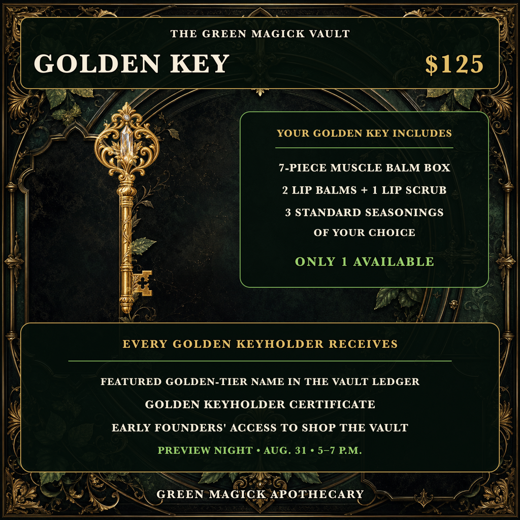 BECOME A FOUNDING KEYHOLDER | The Green Magick Vault