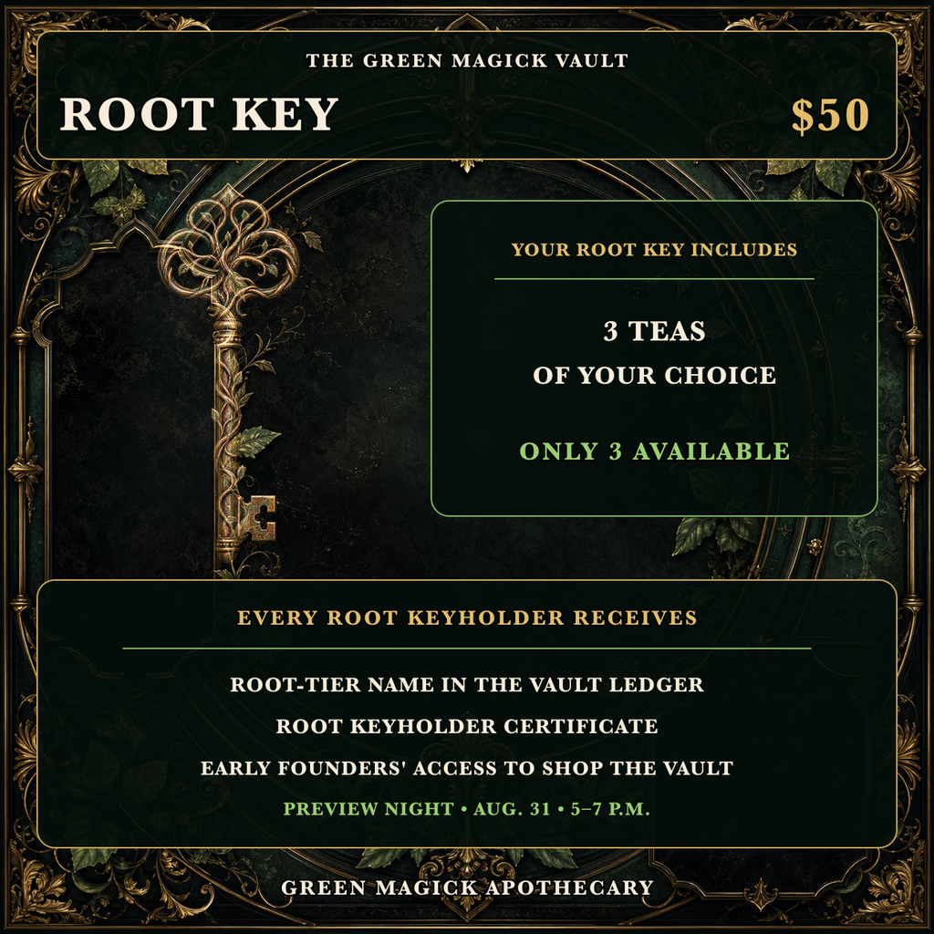 BECOME A FOUNDING KEYHOLDER | The Green Magick Vault