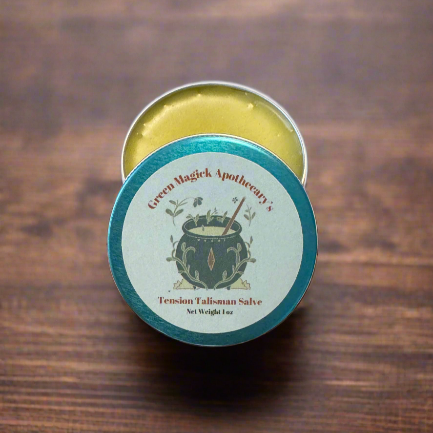 Green Magick Apothecary's Tension Talisman Tension Balm