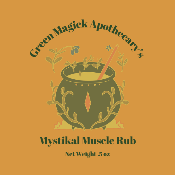 Green Magick Apothecary’s Mystikal Muscle Rub- Body Balm (Trial Size)