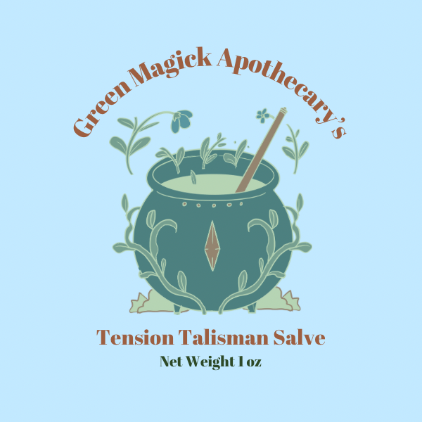 Green Magick Apothecary's Tension Talisman Tension Balm