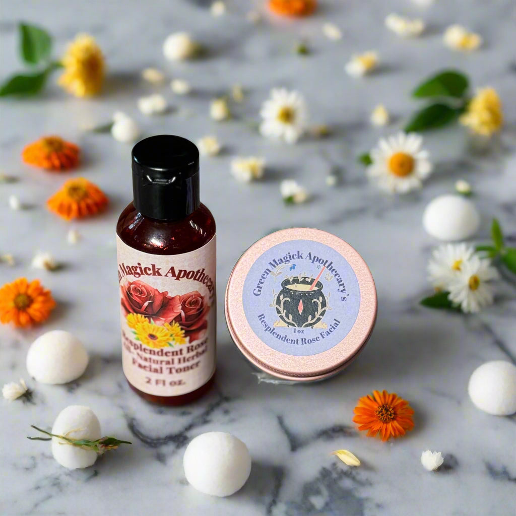 🌹 Resplendent Rose Ritual Duo | Green Magick Skin Care by Green Magick Apothecary