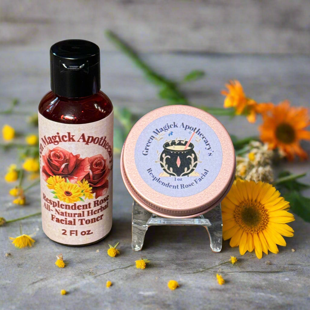 🌹 Resplendent Rose Ritual Duo | Green Magick Skin Care by Green Magick Apothecary