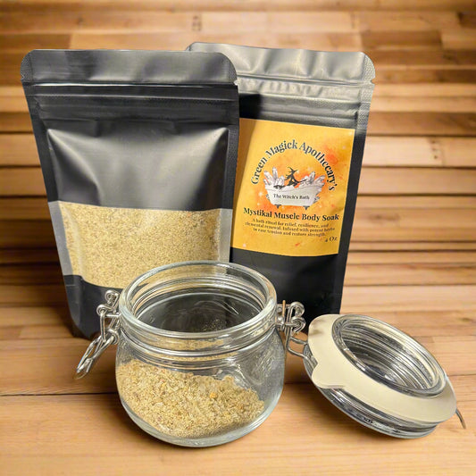 🔥 Mystikal Muscle Body Soak (4 oz) | The Witch’s Bath by Green Magick Apothecary