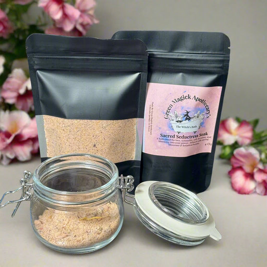 🌹 Sacred Seductress Soak (4 oz) | The Witch’s Bath by Green Magick Apothecary