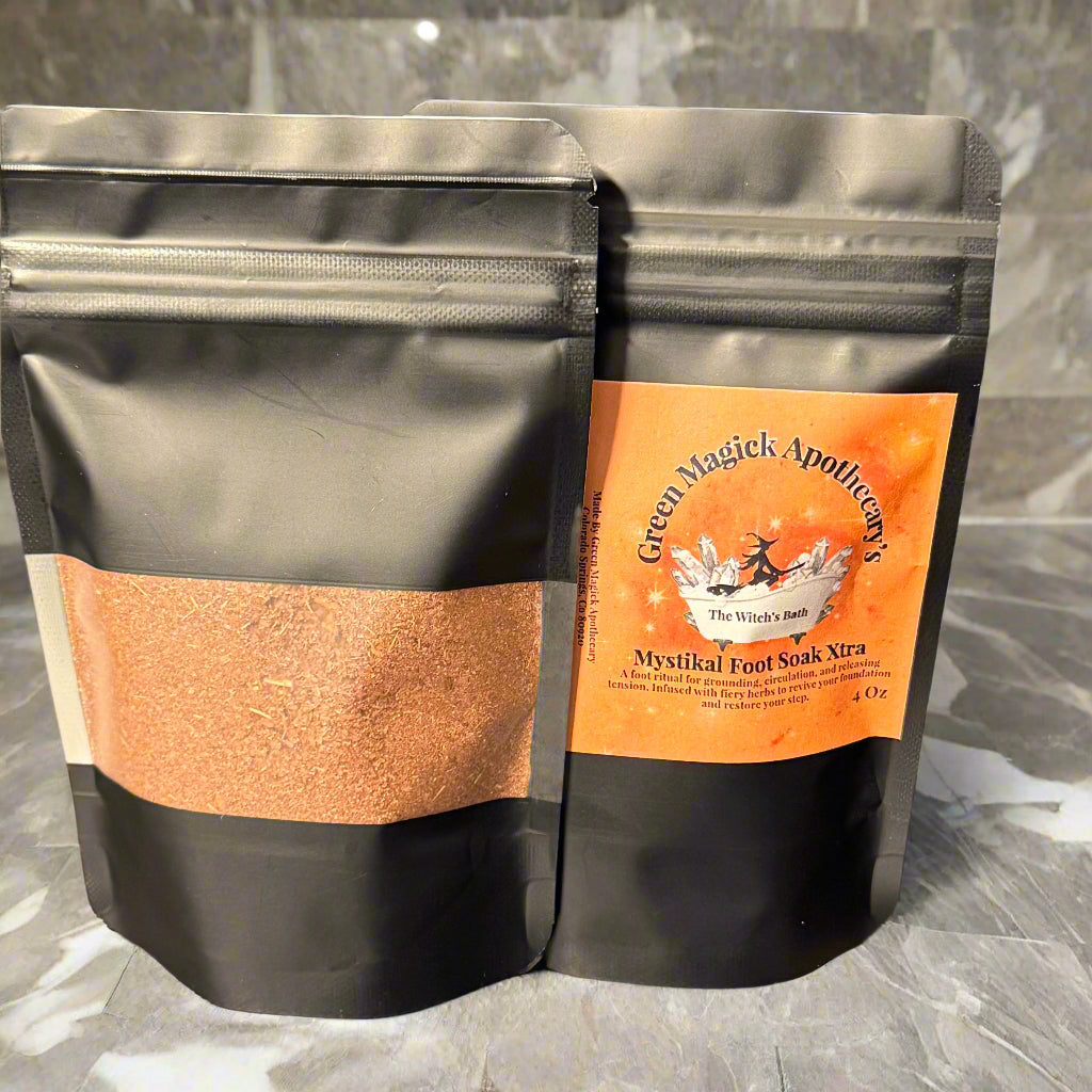 🦶 Mystikal Foot Soak XTRA (4 oz) | The Witch’s Bath by Green Magick Apothecary