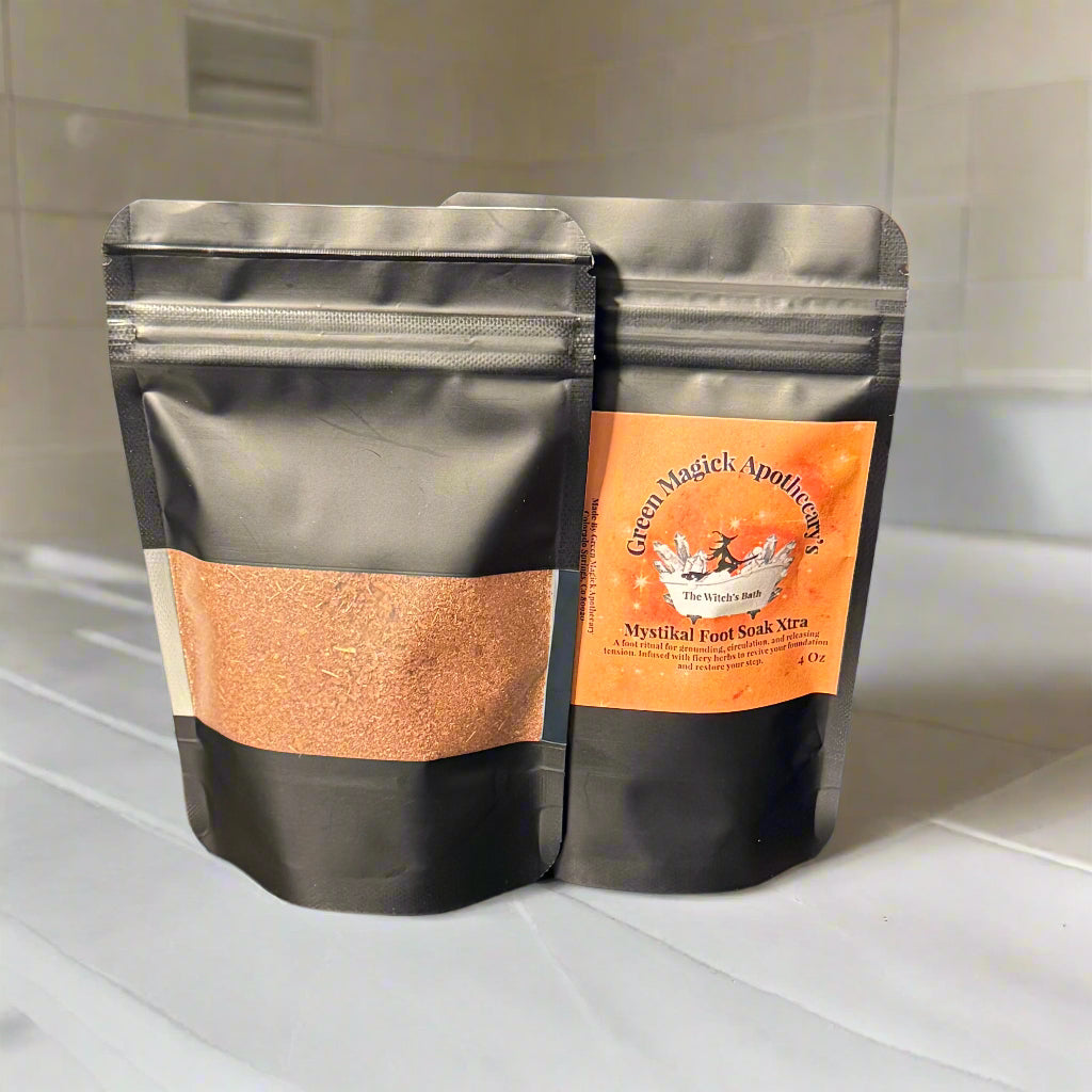 🦶 Mystikal Foot Soak XTRA (4 oz) | The Witch’s Bath by Green Magick Apothecary